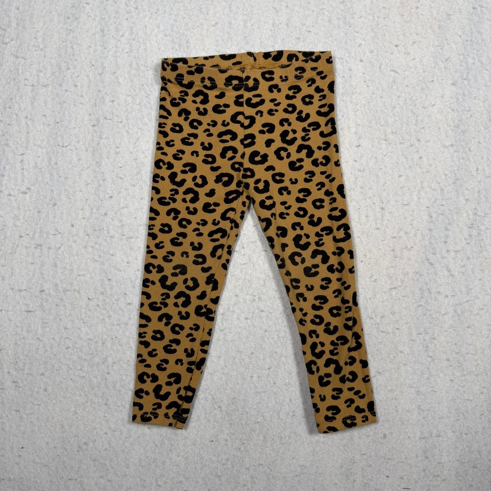 Garanimals Baby Girls Leopard Print Leggings Tan Black Animal Print 18M